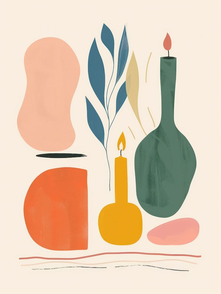 Collection Of Objects In Abstract Style 12