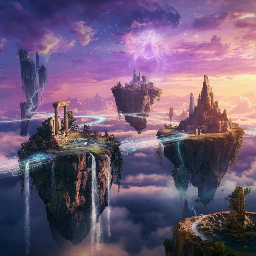 Mystical Floating Islands
