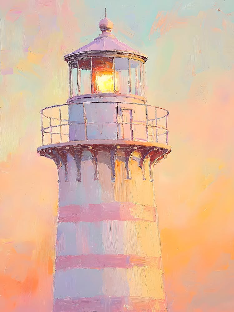 Lighthouse At Sunset 1