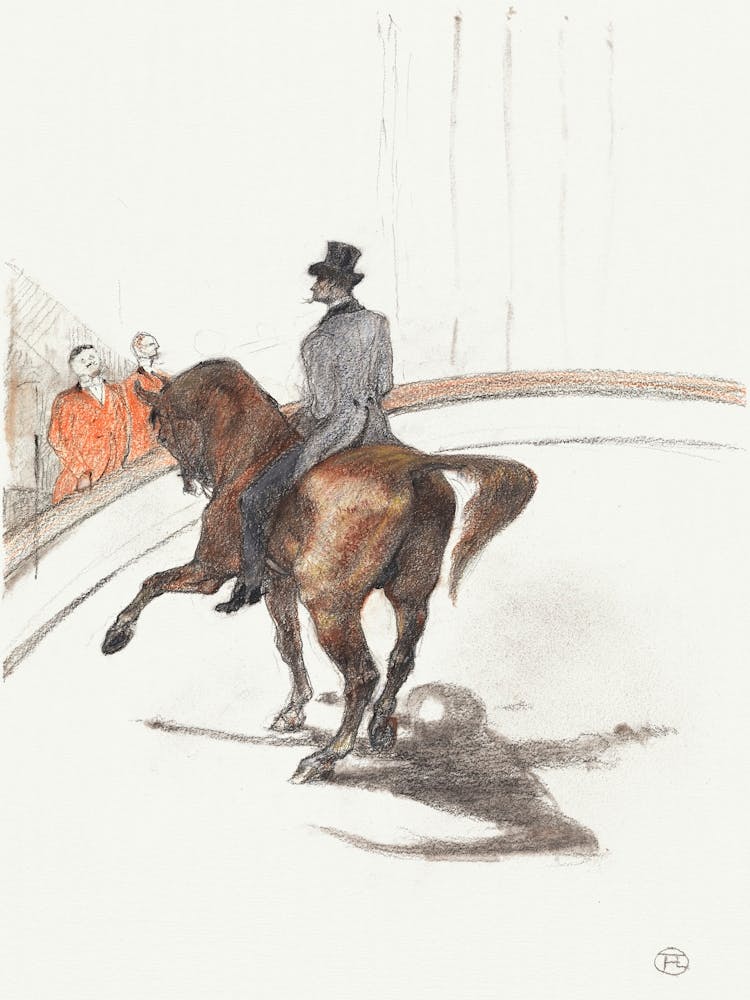 At The Circus The Spanish Walk (Au Cirque Le Pas Espagnol), (1899), Henri de Toulouse-Lautrec
