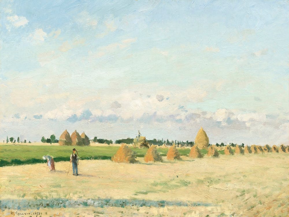 Landscape, Ile De France (1873), Camille Pissarro