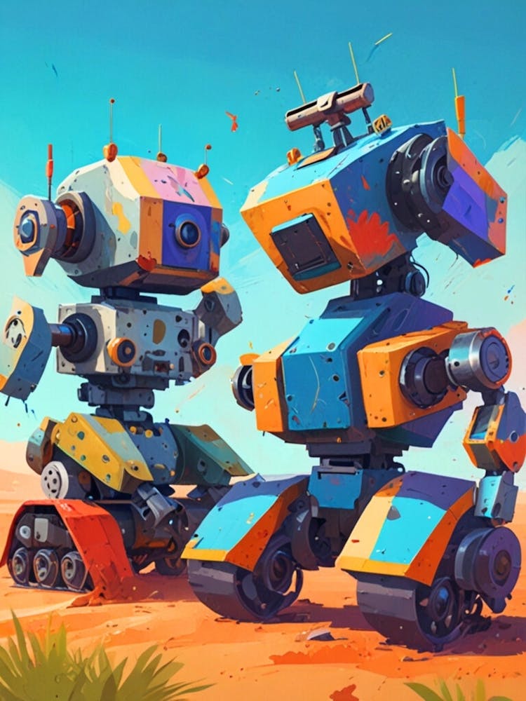 Robots In The Desert 1