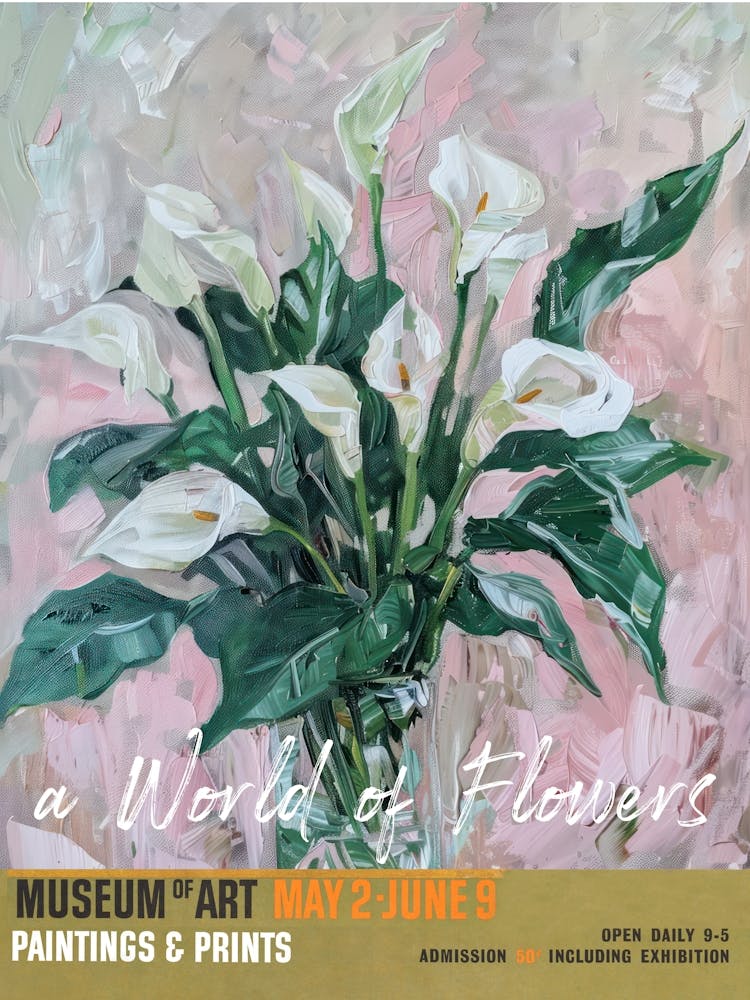 A World Of Flowers, Van Gogh Exhibition Calla Lily 4