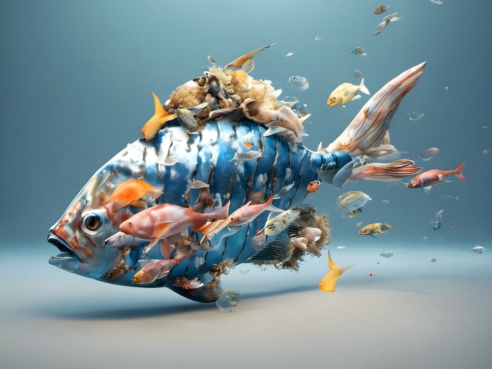 Plastic Ocean Mutation, Fish