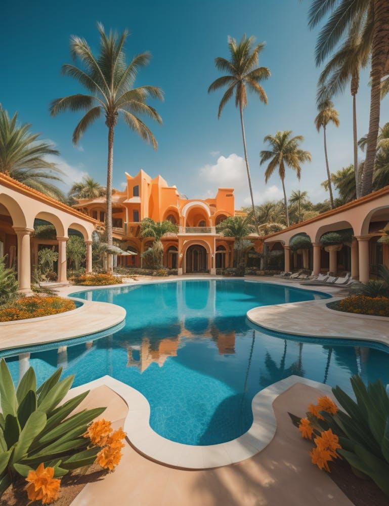 Pool At A Resort