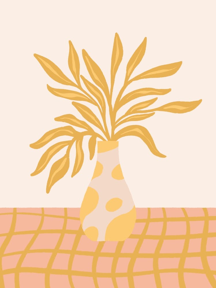 Bright Floral Vase