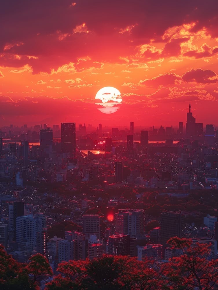 Sunset In Tokyo 3