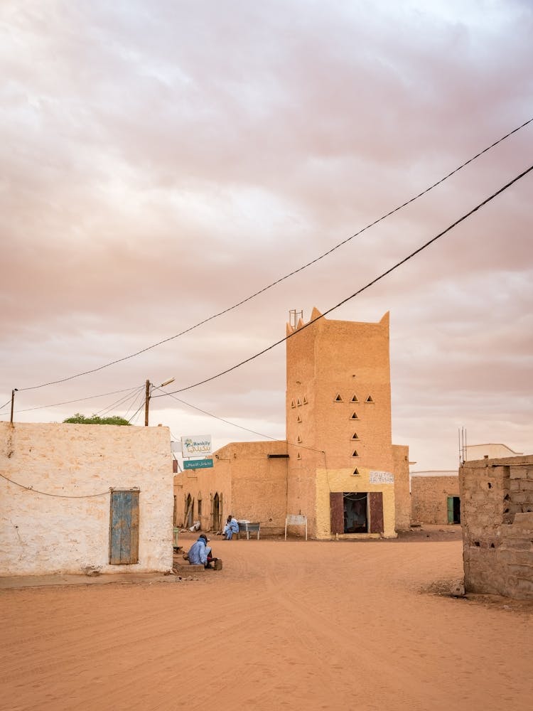 Village In The Desert In Mauritania