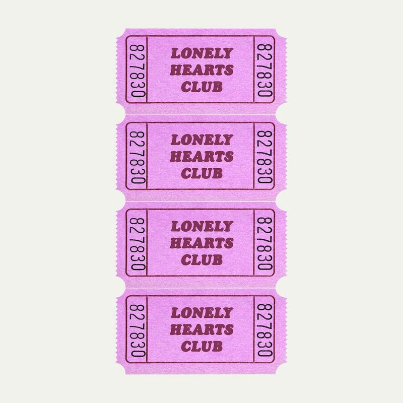 Lonely Hearts Pink Square