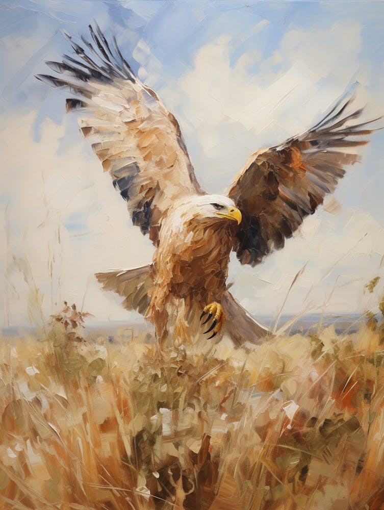 Bird Painting Golden Eagle 2