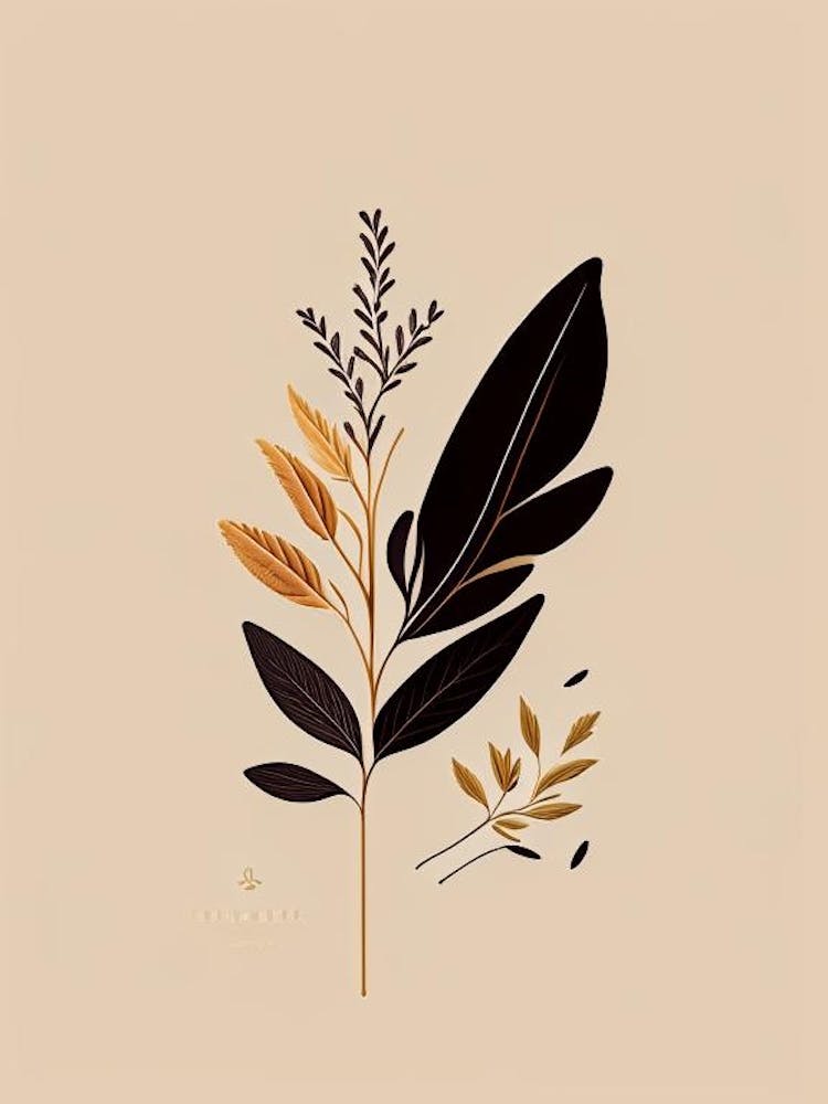 Licorice Root Spices And Herbs Retro Minimal 3