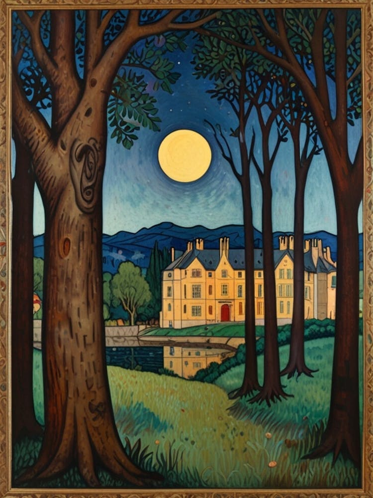 William Morris Moonlight In The Woods 41