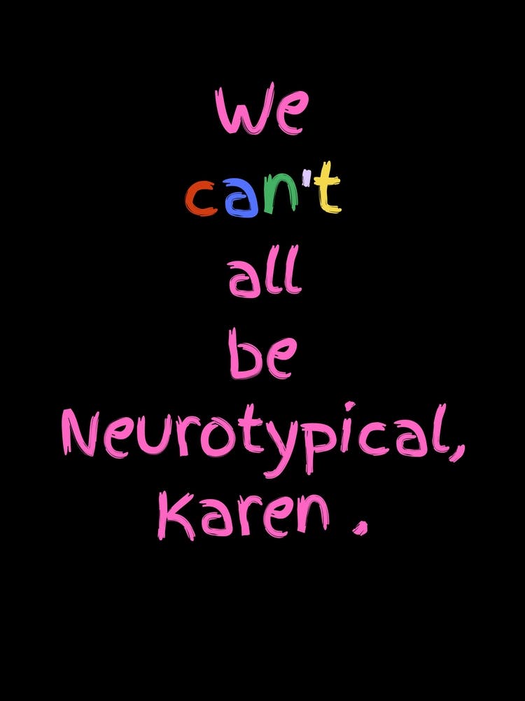 Adhd Poster Neurotypical Black