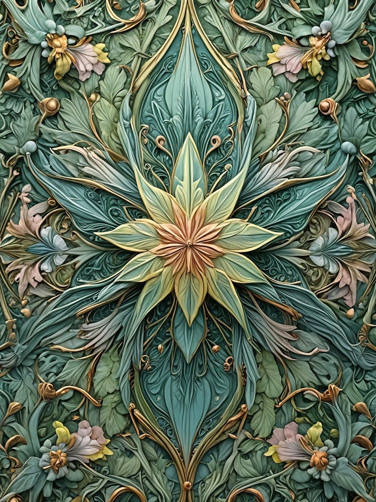 Floral North Star no4