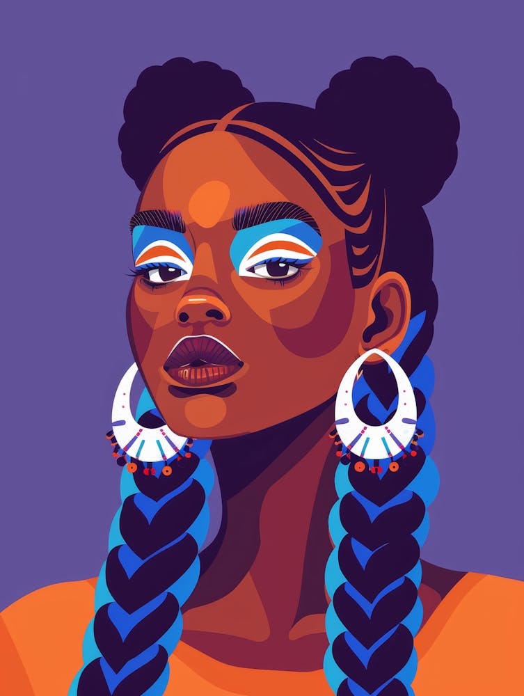 Afro-American Woman 74