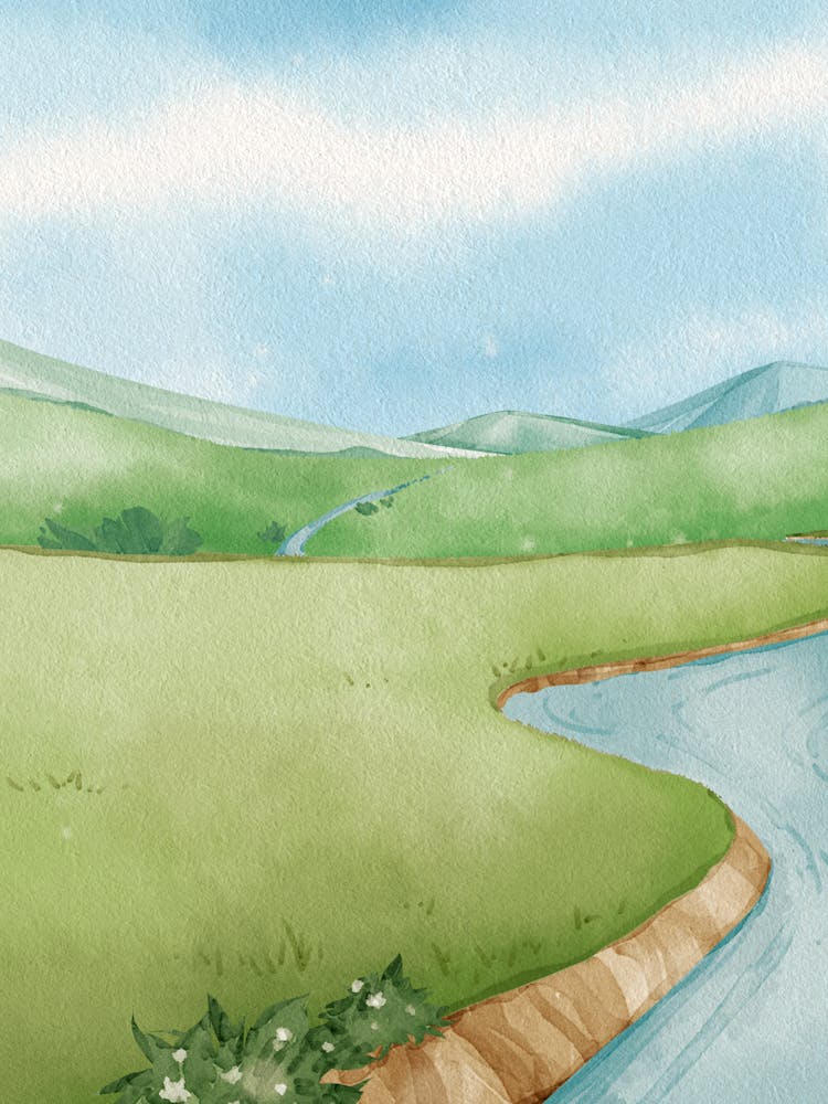 River In The Countryside
