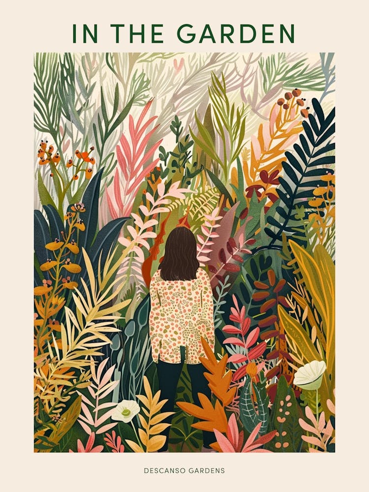 In The Garden Poster Descanso Gardens Usa 1