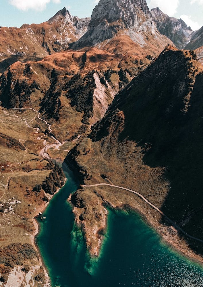 Hills And The Lake