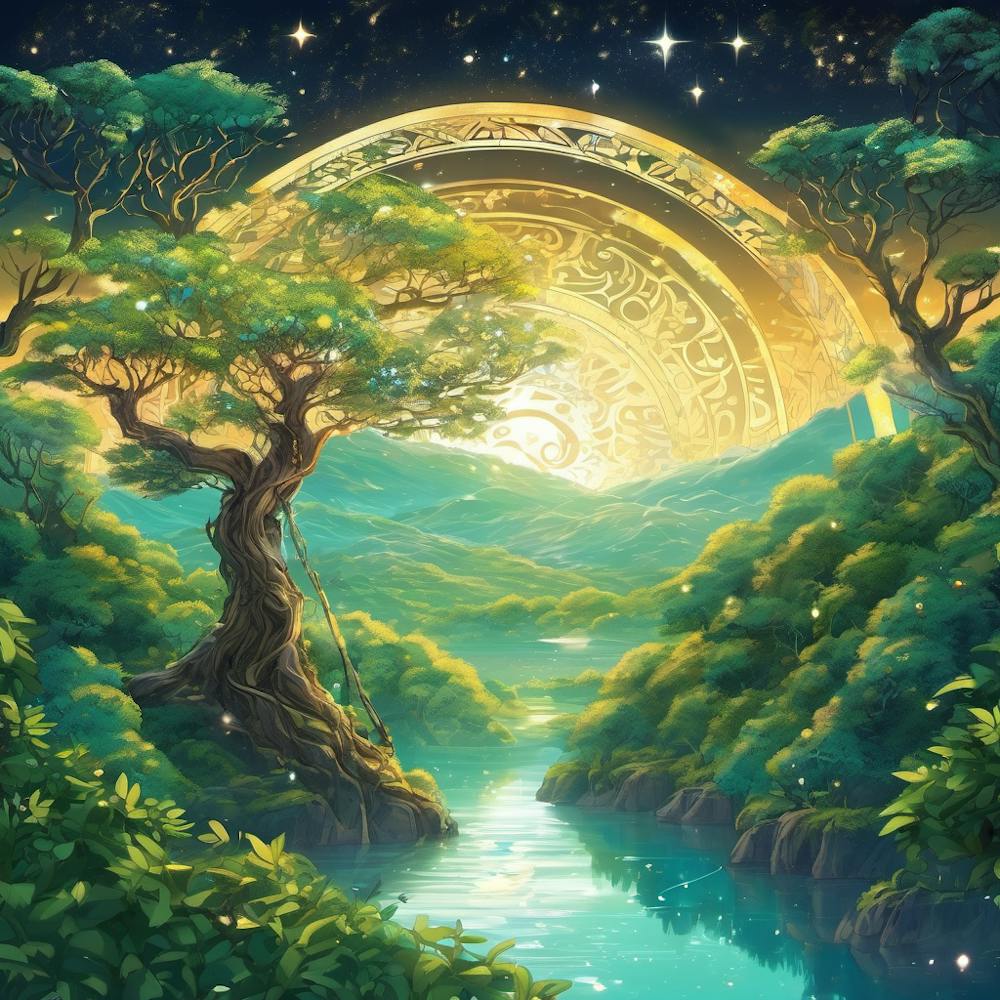 Moonlight In The Forest