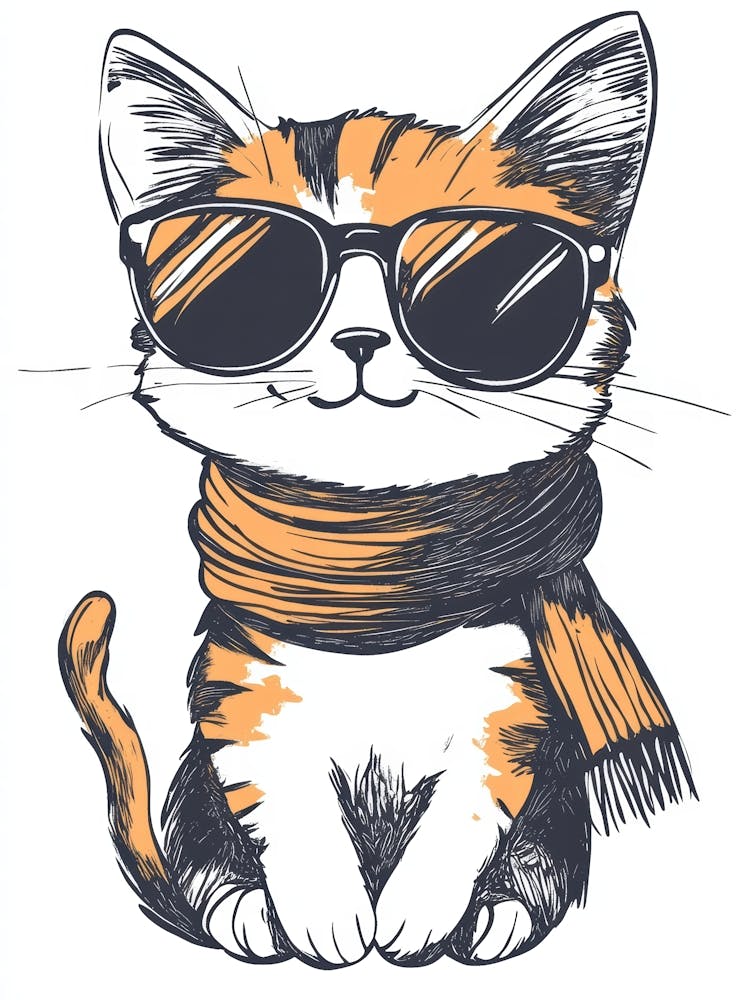 Cat In Sunglasses 16