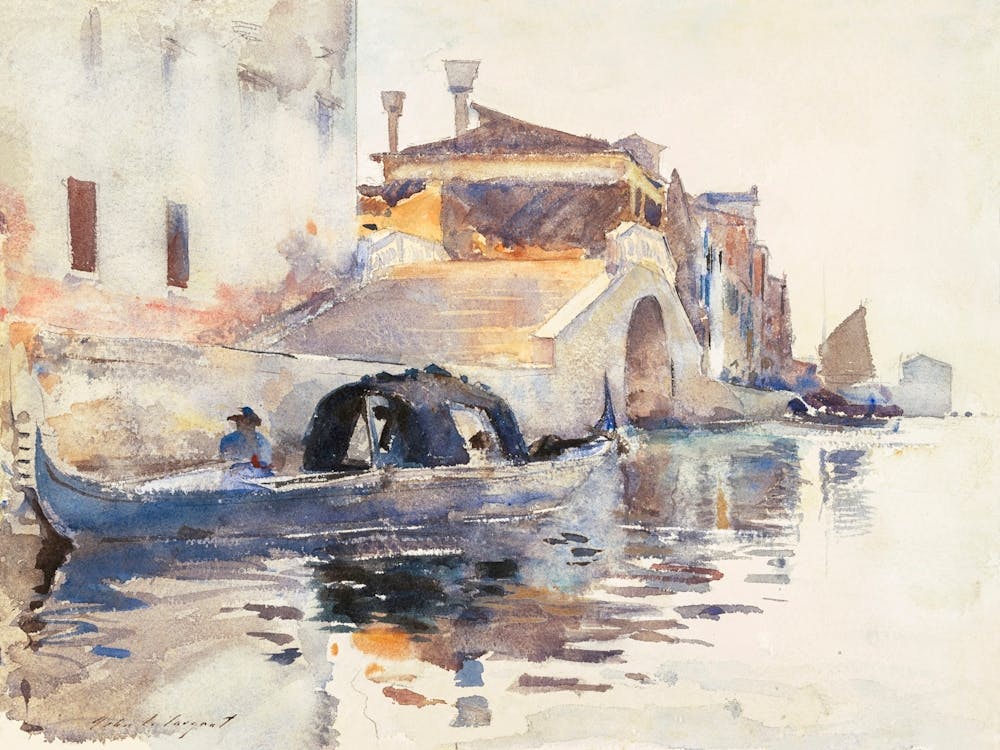 Ponte Panada, Fondamenta Nuove, Venice, John Singer Sargent