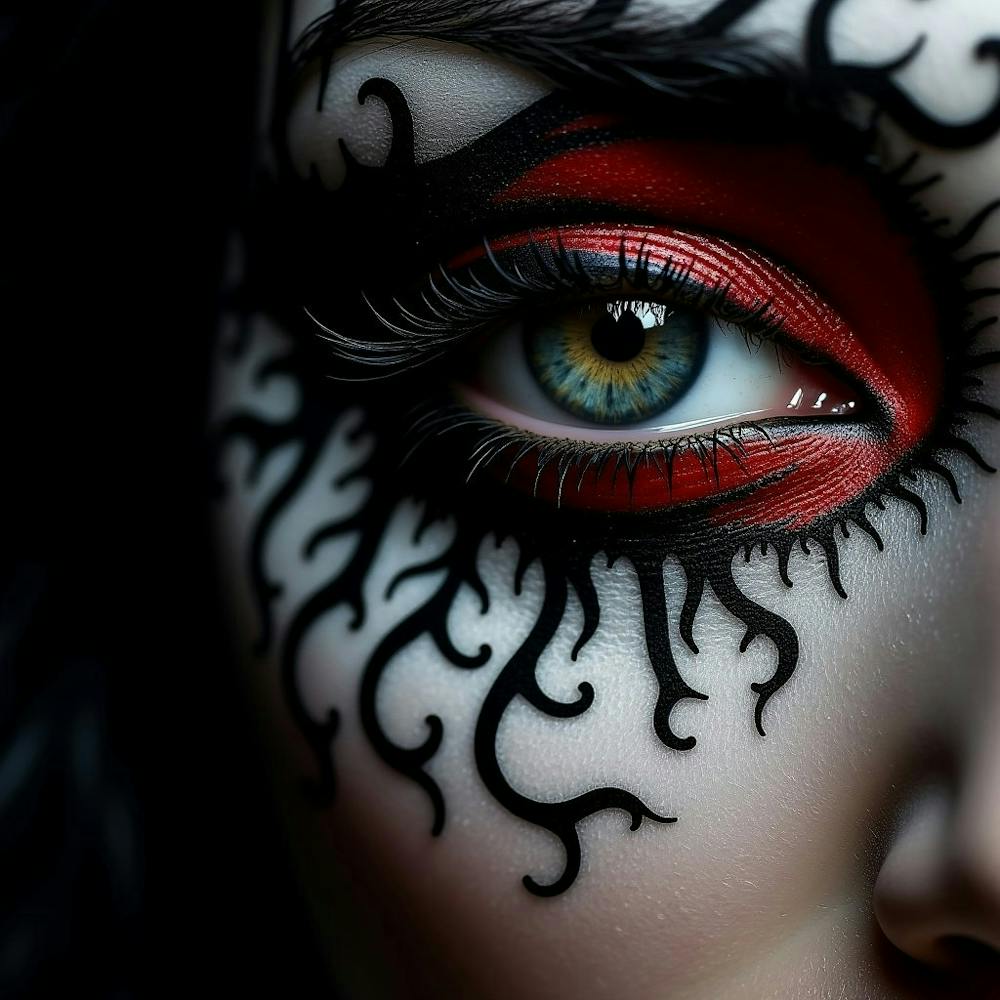 Devil Eye Makeup