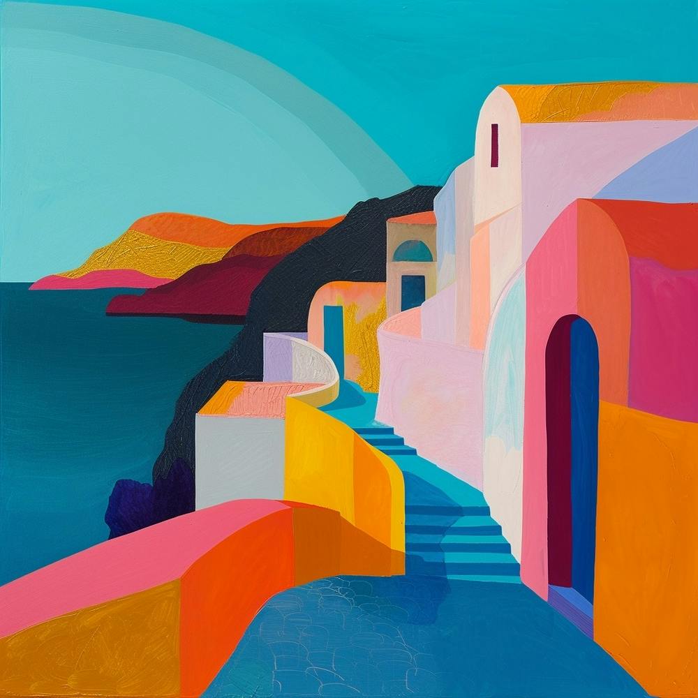 Abstract Travel Collection Greece 7