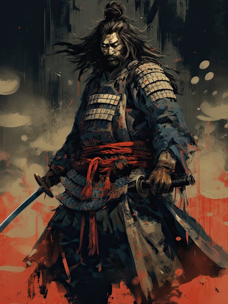 Samurai Rinpa School Style Illustration 5