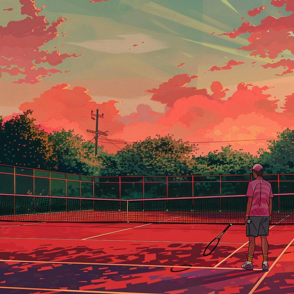 A Tennis Tournament Lofi Illustration 1718671258 1