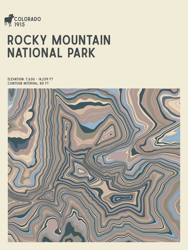 Rocky Mountain National Park Series Colorado Usa