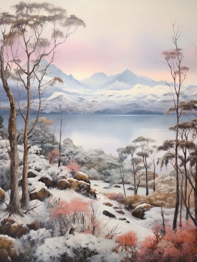 Dreamy Winter Painting Nahuel Huapi National Park Argentina 4
