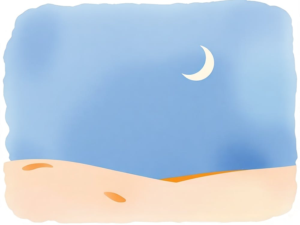 Moon And Sand