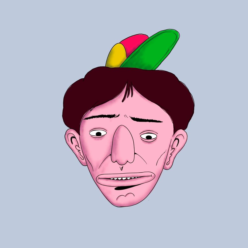 Cartoon Man With Hat