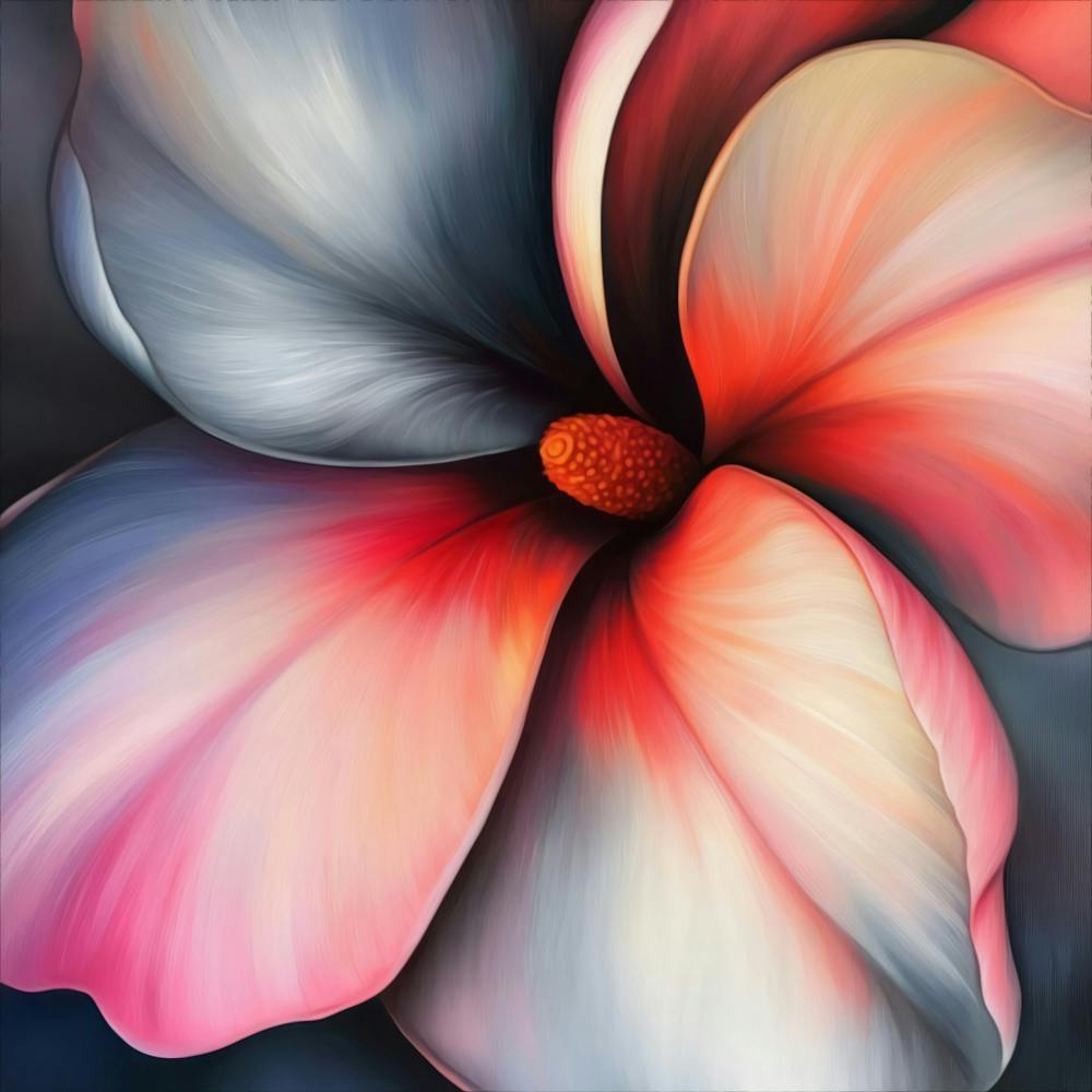Floral Art 0010 11 Poster Nov Frangipani 0027 Bp6586 A Close Up Of The Center Inside An Adorable Rare Find Fr F9ee1d38 1
