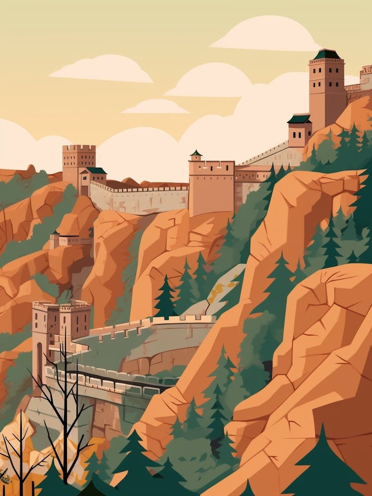 China 3 Travel Illustration