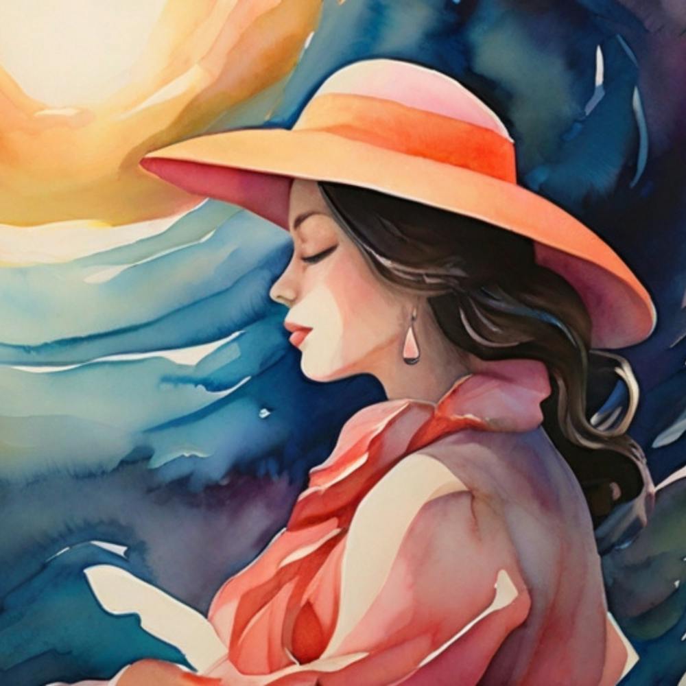 Woman In A Hat