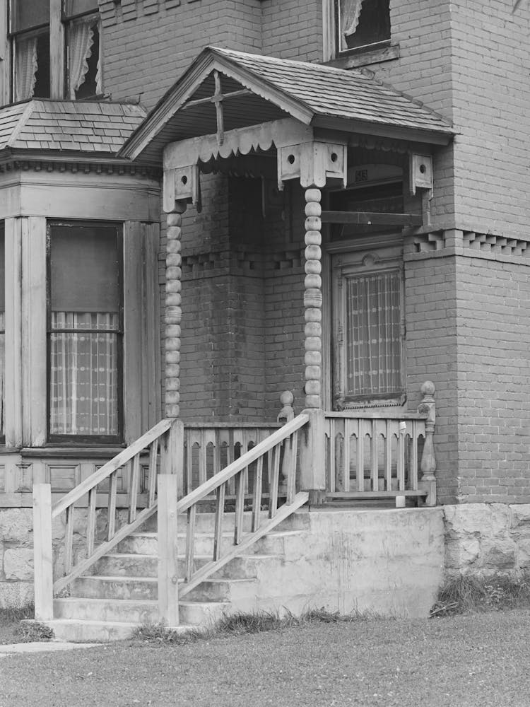 Detail Of House, Telluride, Colorado By Russell Lee