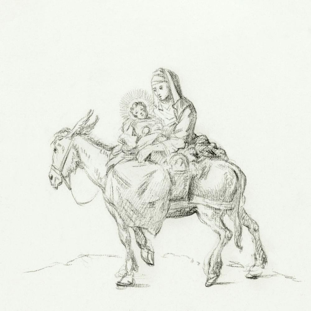 Flight To Egypt, Jean Bernard