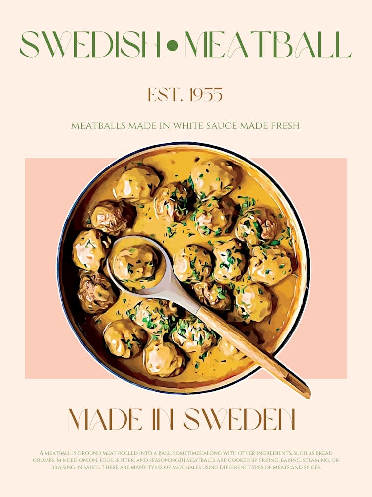 Swedish Meatball Mid Century