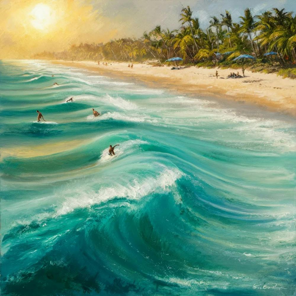 Sunset At The Beach