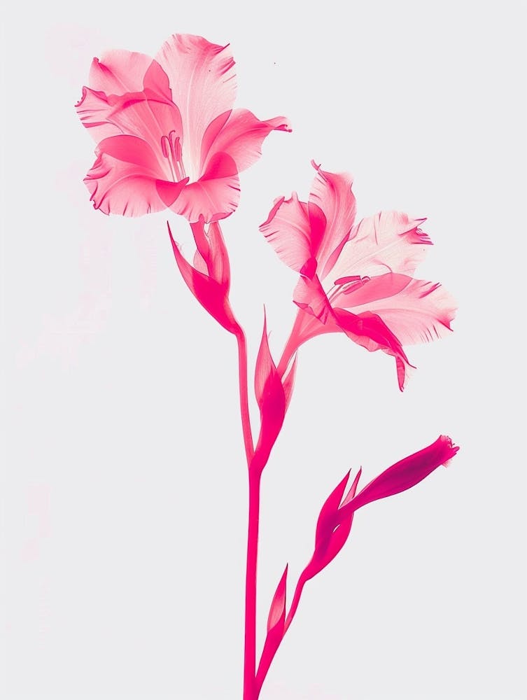 Hot Pink Gladiolus 2