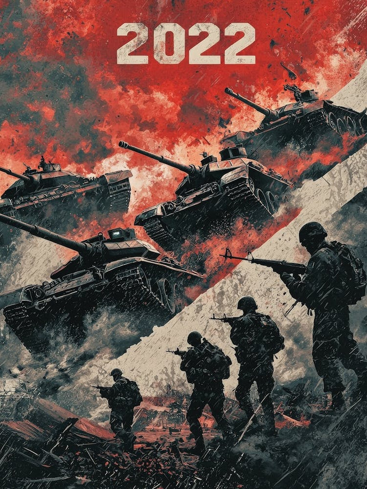 Aihrgdesign A Powerful Geopolitical Poster Marking The Start 18