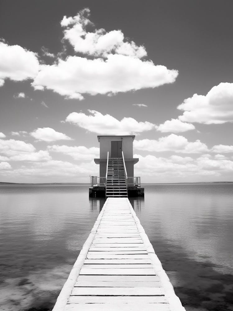 Porto Cesareo, Italy, Black And White Photography 4