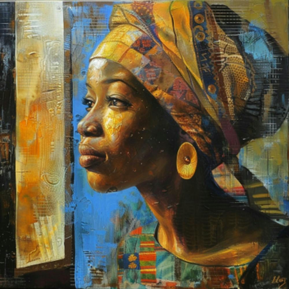 A Woman Gazing Out of a window