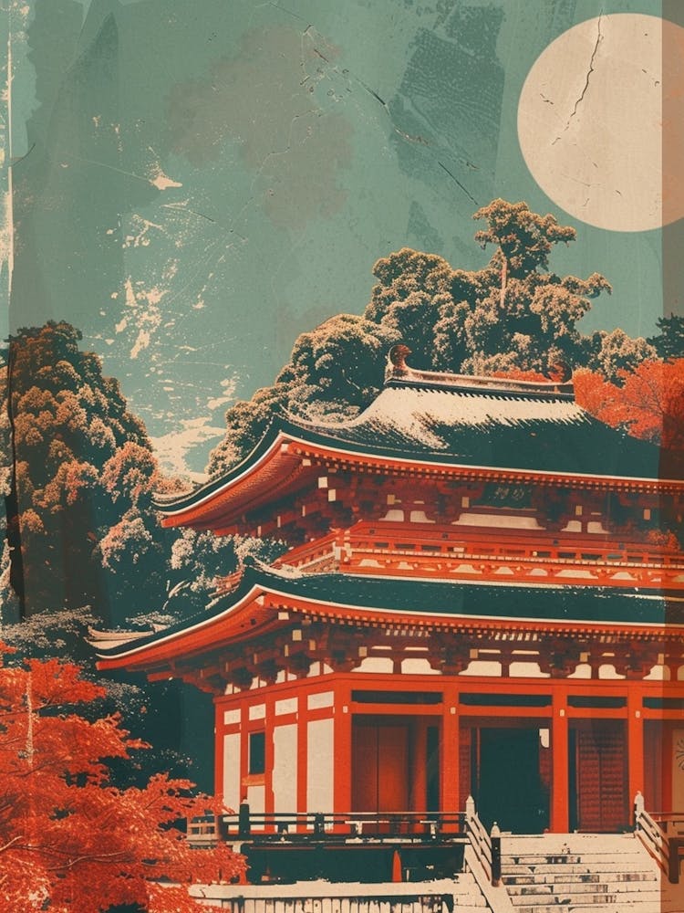 Kamakura S Tsurugaoka Hachimangu Shrine Japan Mid Century Modern 4