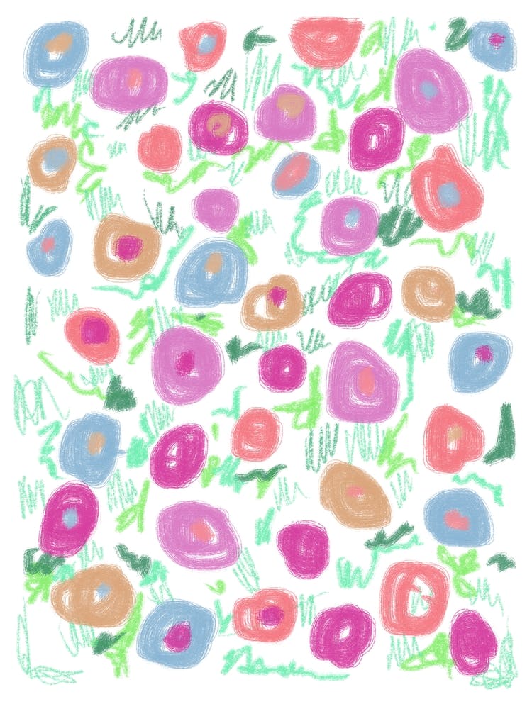 Flowers In The Sun Pattern