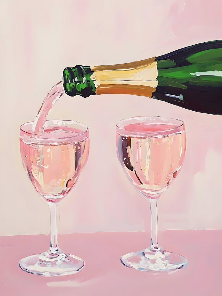 Two Glasses Of Champagne