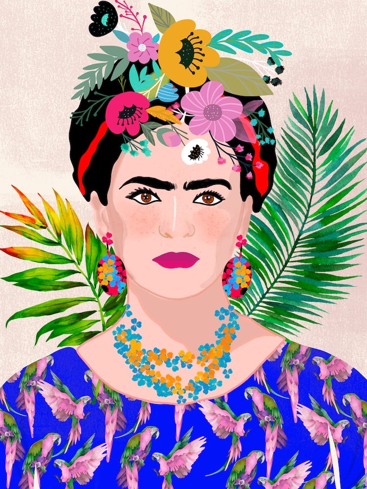 Frida Kahlo Joyful Colors