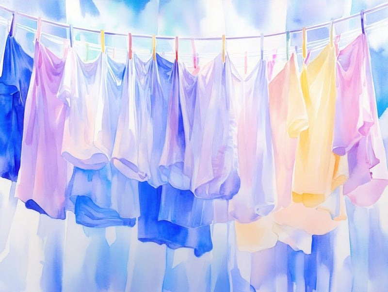 Clothes Hanging On A Line