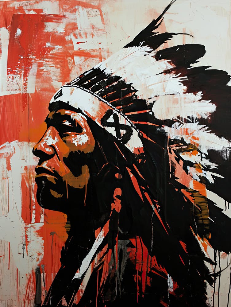 Comanche Calm; A Minimalist Perspective ! Native American Art